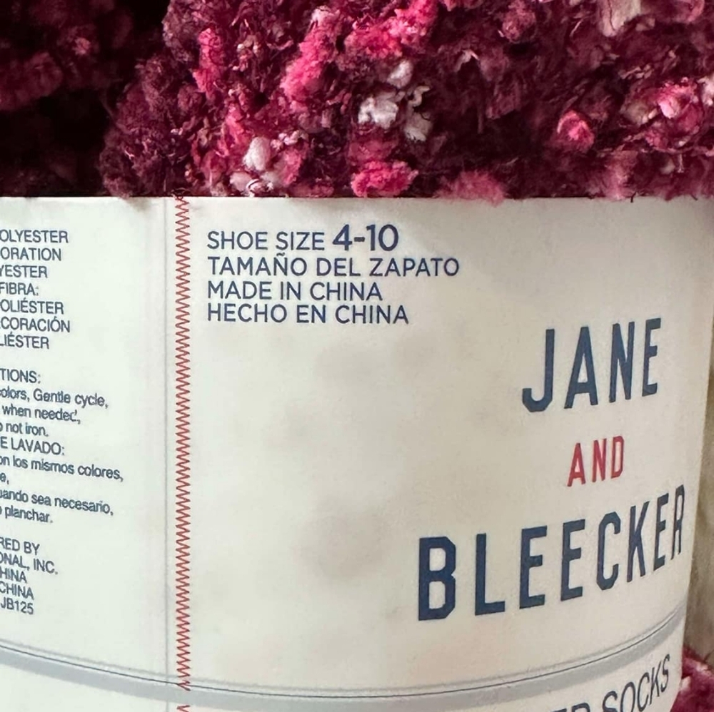 Jane And Bleecker Slipper Socks